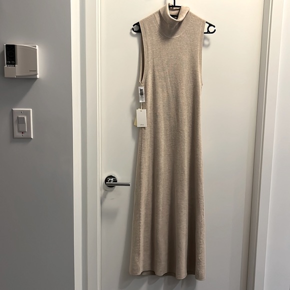 WILFRED MIMI DRESS IN HEATHER BONE BNWT - Picture 3 of 10